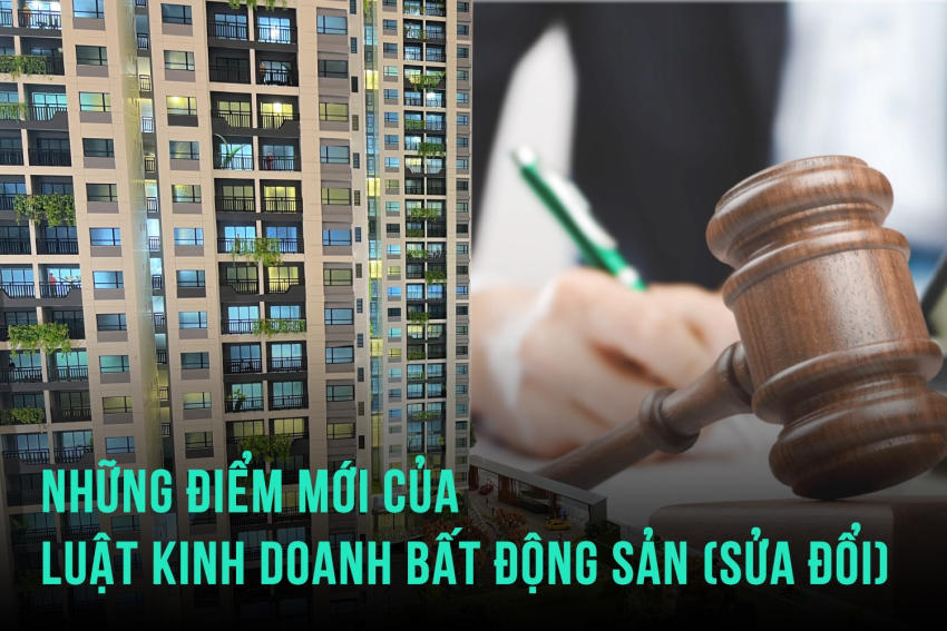 Các thay đổi mới trong luật kinh doanh bất động sản 2024