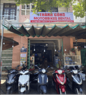 thuê xe máy Đà Nẵng Thành Công motorbikes rental