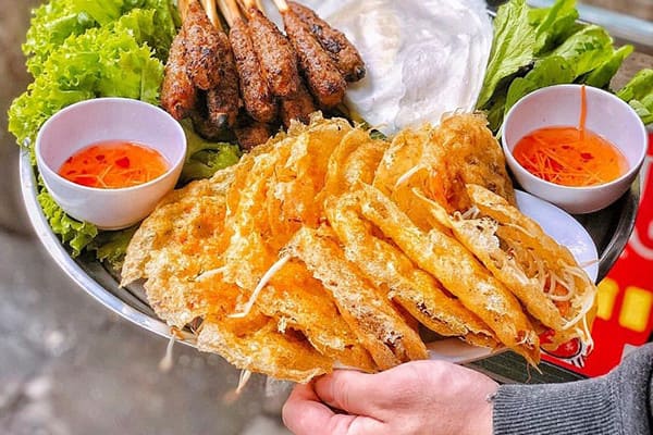 bánh xèo nem lụi 