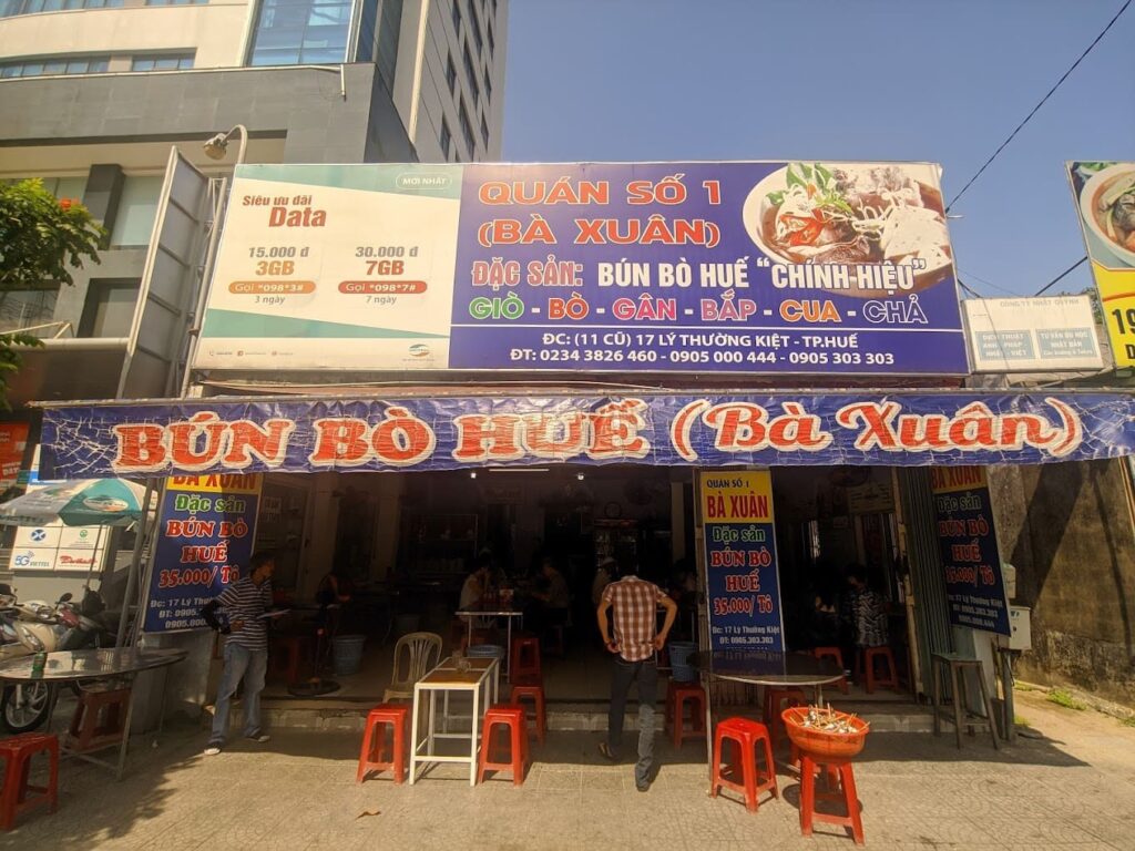 Bún bò Huế Bà Xuân